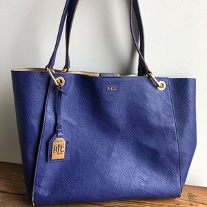 Ralph Lauren Royal Blue Medium Tote